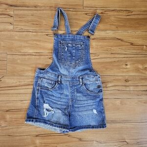 Jeaniologie Denim Jean Shortal Coverall Shorts